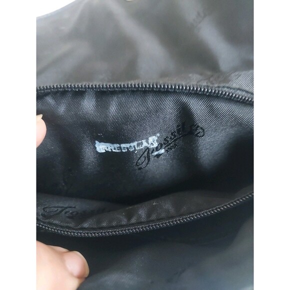 FOSSIL BLACK Leather Crossbody Adjustable Strap Messenger Bag Purse 75082 - Picture 9 of 9